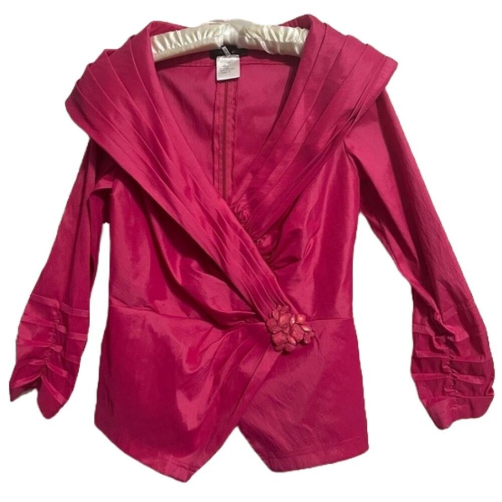 Tadashi Shoji Pink Formal Cocktail Jacket Mother of the Bride Groom Wedding Gala